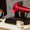 レーザーと光ファイバーの組み合わせたテールライトは、CES 2024で「イノベーション賞」を受賞した