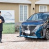 大沢あかねさんをスペシャル店長として迎えた「道弁 NISSAN SERENA」販売会の様子