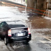 ゲリラ豪雨の時も車両保険に入っていれば安心