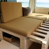 スライド型ソファベッドとベッドマット