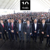 マツダのメキシコ工場の操業開始10周年記念式典