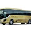 いすゞの大型観光バス『ガーラ』一部改良、安全機能を強化して発売