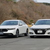 ホンダ アコード 新型（左）と先代（右）