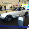 アオシマブースに展示されたGT-Rと手前にそのプラモが