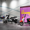 eバイク以外の電動モビリティ展示も