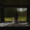 パノラマキャビン内部からのパノラマビュー。巨大な2面ガラスを通して、大自然の眺望が楽しめる。（意匠登録申請中）