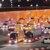 東京本線料金所前の滞留状況