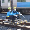 線路点検車両の「レールスター」