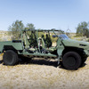 シボレーのピックアップトラックベースのGMの軽戦術車両