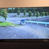 トークショーで流れた急坂の登坂試験映像。