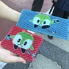 お土産の座席生地アップサイクルで作られたペンケースとティッシュケース