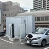設置されたパワーエックス製蓄電池型超急速EV充電器