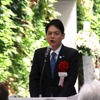 竣工式に出席した山中武春 横浜市長