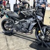 先日発表されたばかりのMT-09 Y-AMT仕様も展示された