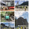 第1回現場公開（6月16日）の様子