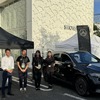 メルセデスブースの展示はEQA。試乗車はEQE AMGだった！