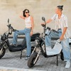 EVバイクシェアアプリ「GOGO」と通信連携可能な新型のEV特定小型原付「FUTURE board 2」