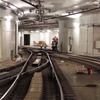 都営地下鉄異常時総合訓練：ポイントのロッドの交換