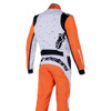 KMX-9 V3 SUIT GRAPHIC 6 2005 WHITE ORANGE BLACK