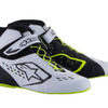 TECH-1 KX V3 SHOES FIA 125 BLACK WHITE YELLOW FLUO