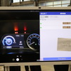 ベルエナジーの電源車「MESTA Gen」から取り出した電力で、溶接ロボットを動かすデモ