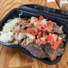 ビストロカルロス：カルロス☆ビーフステーキ＆ハーブチキンスペシャル（1200円）