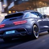 「ツーライン」ランプ際立つ高級SUV、ジェネシス『GV70』が大幅刷新…ロサンゼルスモーターショー2024