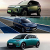 GACの新型車（上からS7、HYPTEC HL、AION UT