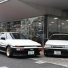 右がBEVの「AE86 BEV Concept」、左がエンジンスワップの「AE86 G16E Concept」