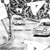 小柏カイのトヨタ・MR-Sとの対決シーン（頭文字D 第37巻より）(c)しげの秀一／講談社