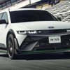 ヒョンデ『アイオニック5 N』の専用ハイパフォーマンスパーツパッケージ「DK Edition」装着車
