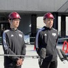 トヨタアルバルク東京 林邦彦 代表取締役社長（左）と林洋輔 アリーナプランニング部長（右）