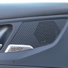 ドア上部に設けられているツイーターの取り付け位置。ここにブラムのL165Sのツイーターユニットを収めている。