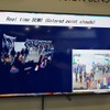 「カメラ-LIDARフュージョンセンサ」。LiDARとカメラの映像を重ねることで、より詳細なセンシングが可能になる
