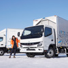 悪条件にこそ強い！冬でも雪でも使える『eCanter』は、すべての人に優しさあふれるEVトラックでした