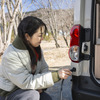 外部給電のある場所では接続することで車内の快適性が大幅にアップする