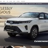 トヨタ・レジェンダー4X4を紹介するトヨタ・キルロスカー・モーターのサイト