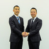 エコモーション代表取締役 中野亮太氏（左）、SGムービング代表取締役社長 角本 高章氏（右）