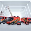 モリタのMVF21、EV指揮車、指揮卓、EV消防ポンプ自動車、EV巡回車