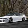 RAYS VOLK RACING TE37V-PRO × NISSAN S14シルビア