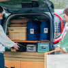 トヨタカローラ香川のカーシェア「TOYOTA SHARE」の車両に、YURTが展開する天然木製車中泊キット「VANLIFE ROOMKIT」を搭載