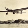 飛行中の航研機