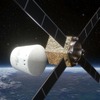 衛星本体から回収カプセルが分離した瞬間（イメージ）