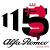 アルファロメオの創立115周年記念ロゴ