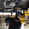 検査工程 アライメント調整（GRファクトリー）