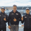 TOYO TIRES with Ring Racing 中山雄一選手（左）ウヴェ・クリーン監督（中）小高一斗選手（右）