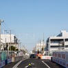 画面奥のターン7を左折、画面手前のターン8を左折、ストレートヘ（東京 E Prix 2024）　(c) Formula E