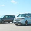 ホンダ ステップワゴン SPADA（左）とAIR（右）