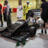 東京E-Prix 共催イベント「ファンビレッジ」学生フォーミュラブース。富山大学のマシンにはヤマハのEVパワートレインを搭載