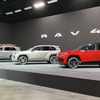 トヨタ RAV4 新型、左奥からWoodland（Adventureの北米仕様）CORE、GR SPORT